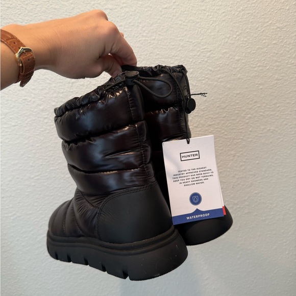 Hunter Women's Black Insulated Waterproof Booties - Picture 3 of 3